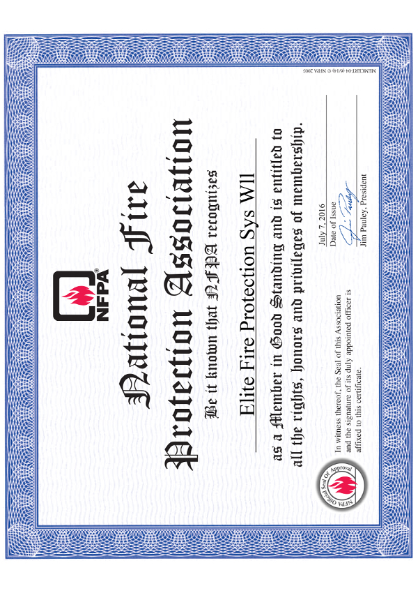 NFPA Certified